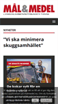 Mobile Screenshot of malmedel.nu